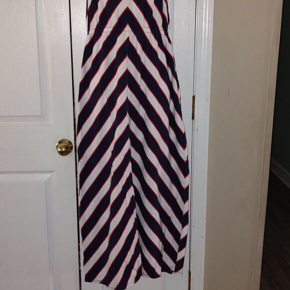 Ladies Gymboree red white blue  maxi dress  Sz 10 - Picture 2 of 6